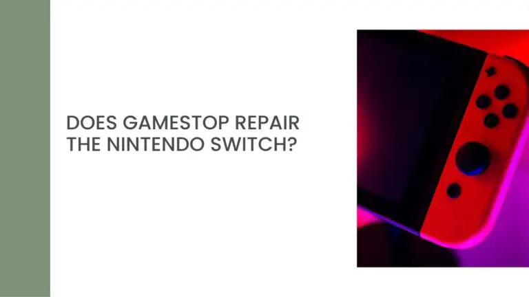 Does Gamestop Repair the Nintendo Switch?