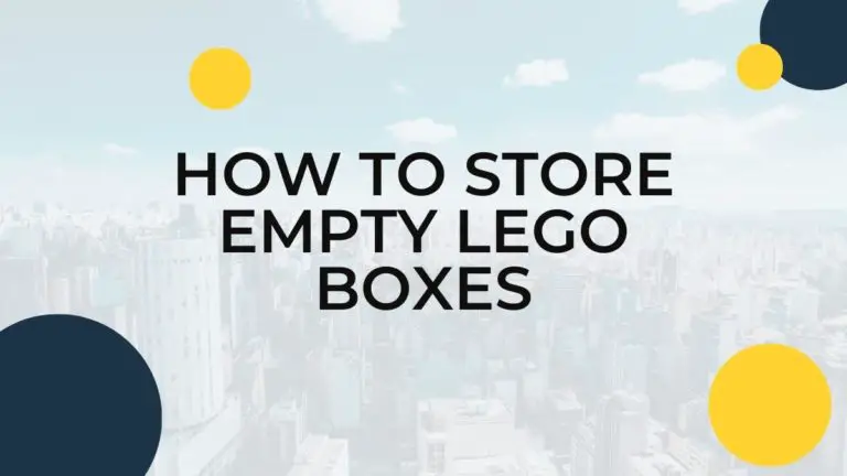 How to Store Empty Lego Boxes and Instructions?